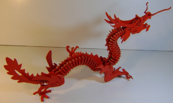 Конструктор, 3D пазл Китайский дракон Екатеринбург